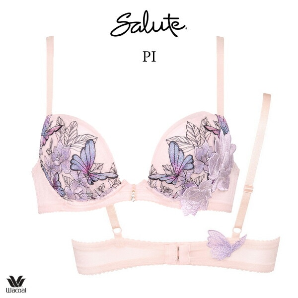 ワコール サルート 83G ブラジャー BTJ783 3/4カップワイヤー フロント