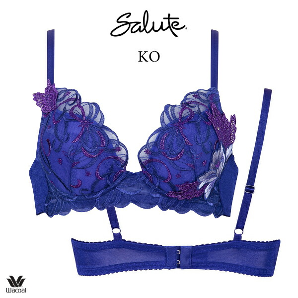 ワコール サルート 87G ブラジャー BTJ487 3/4カップワイヤー VIVA