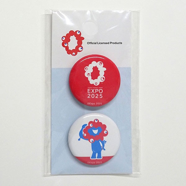 缶バッジ 2P D | 2025大阪・関西万博公式ライセンス商品 | ケイ