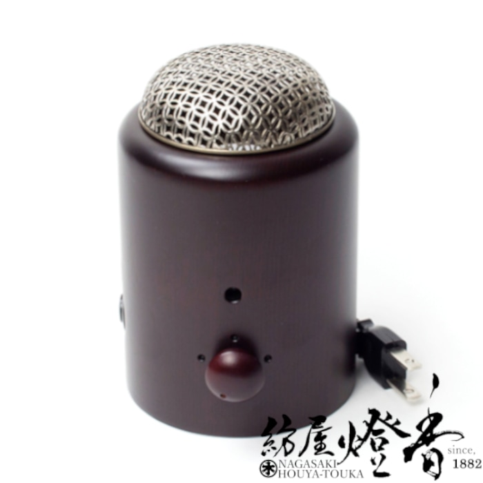 電子香炉/香道具『美しい木目【電気香炉・麗こだち/茶色-URARAKODACHI