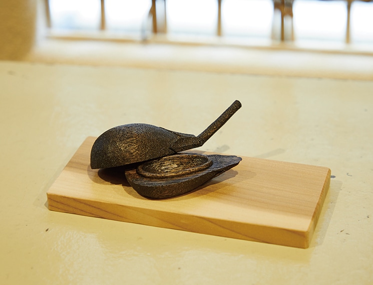 香合 茄子 | 江戸木彫刻 渡邉 美憲 | 季華 ONLINE STORE