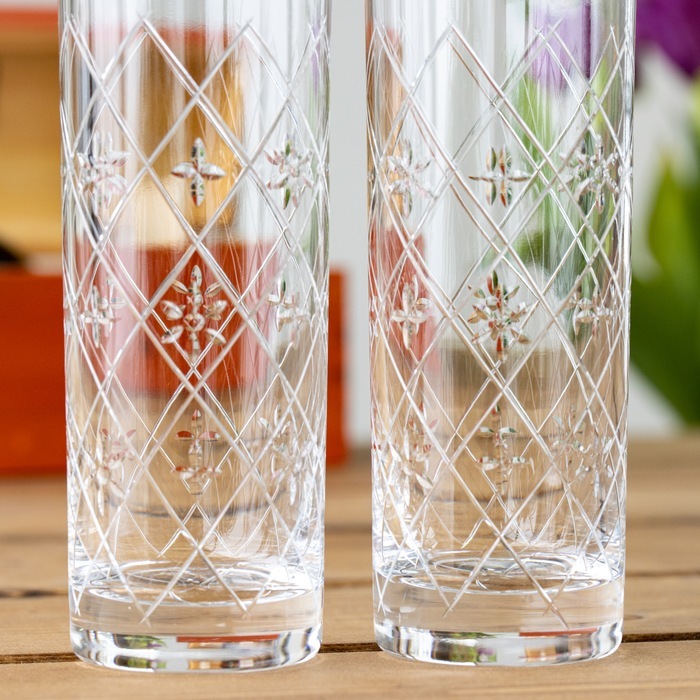 ハイボールタンブラー 花矢来（木箱付） | 北一硝子 まごころお届け便