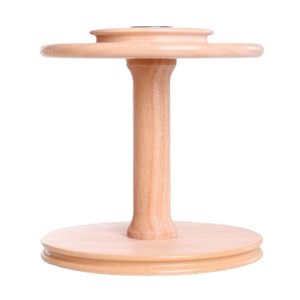 アシュフォード ジャンボボビン（ダブルドライブ） 白木 ＜紡ぎ車 紡ぎ