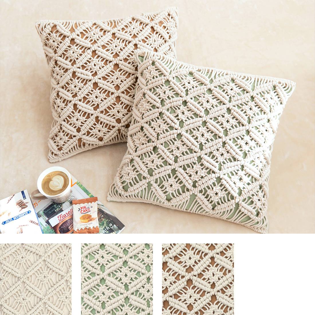 shanti / クッションカバー マクラメ / コネクト｜テソロ(tesoro)公式通販