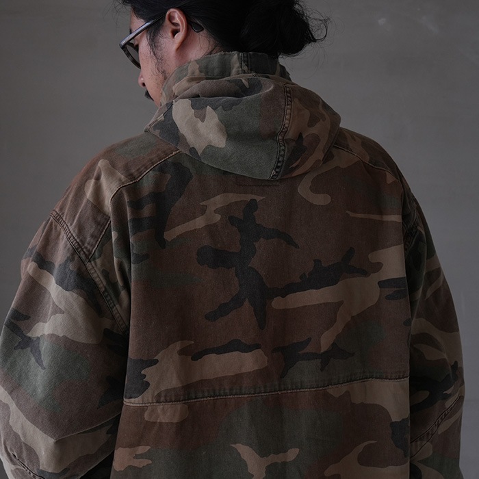 anc-sh47-a) / ANCELLM (アンセルム) / CAMO HOODIE JACKET