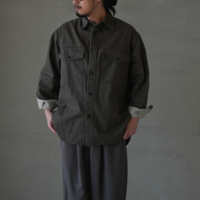 50%OFF】(kon-sh03241) / kontor(コントール) / LS PIGMENT PRINT