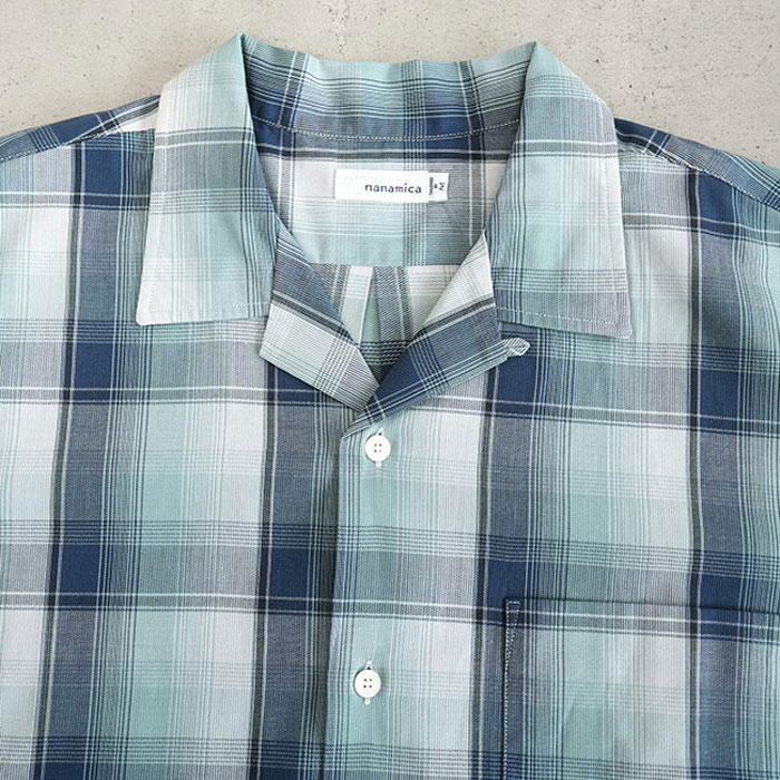 50%OFF】◇(s25sg076) / nanamica(ナナミカ) / Open Collar Pique S/S