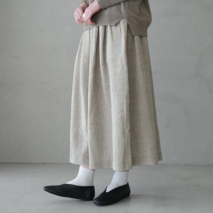○(e253t223) / evam eva (エヴァムエヴァ) / wool skirt(ウール