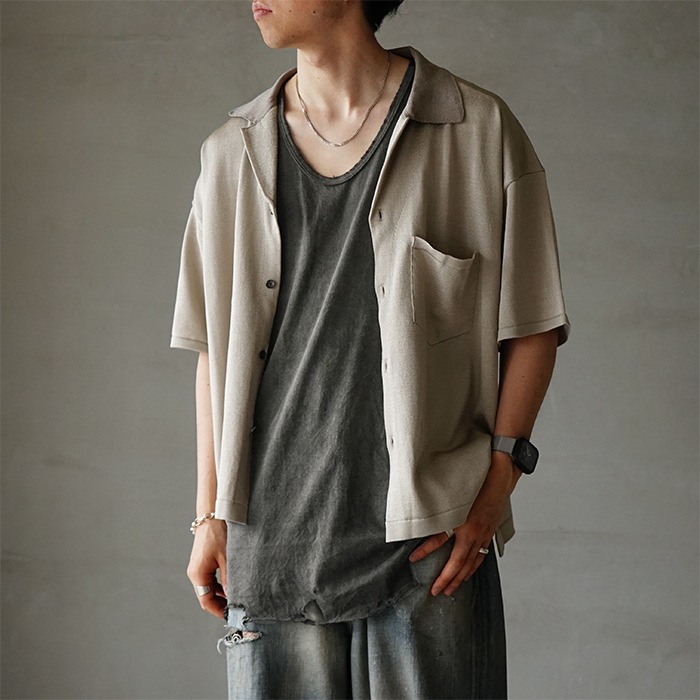 anc-ct141) / ANCELLM (アンセルム) /DAMAGE TANK TOP（ダメージタンク