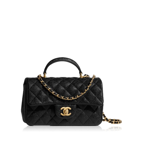 シャネル トップハンドル ミニ フラップ バッグ AS2431 B05607 94305