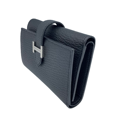 エルメス ベアン コンビネ W11 ノワール シェーブル シルバー金具 B