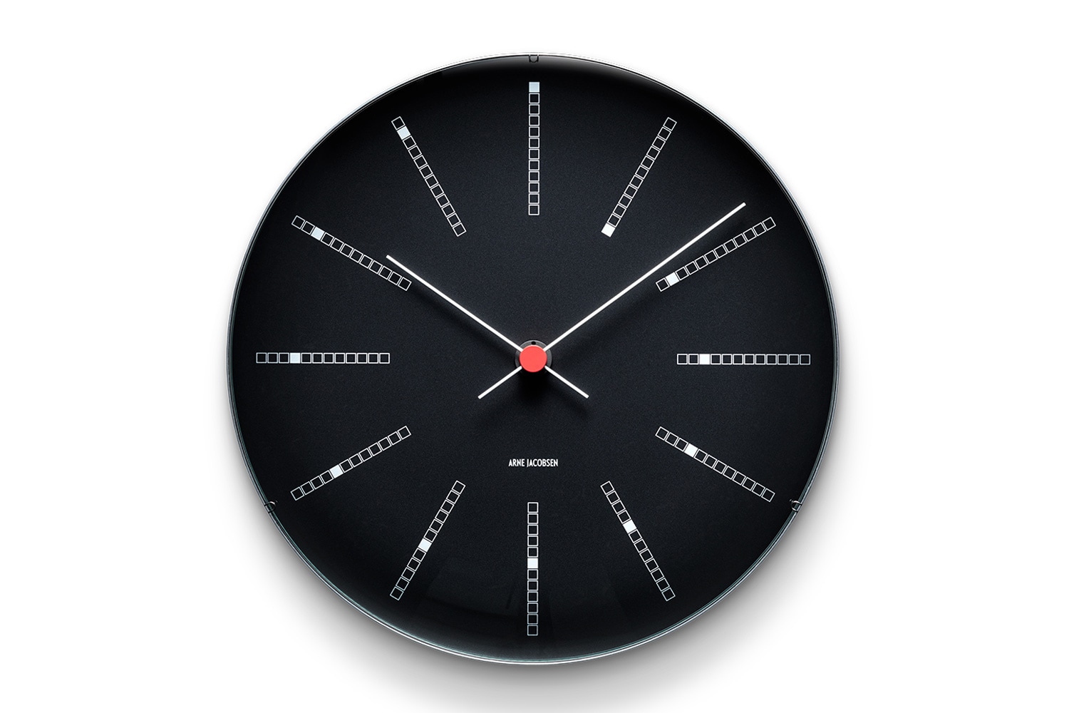 アルネ・ヤコブセン ウォールクロック バンカーズ ブラックの通販