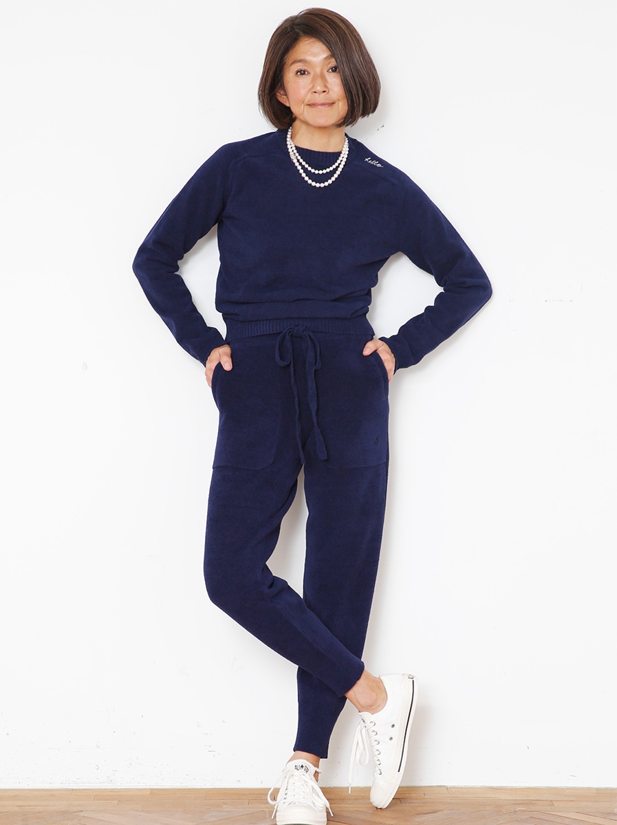 HELLO CREW L/S PO MOLE | KNIT | MADISONBLUE