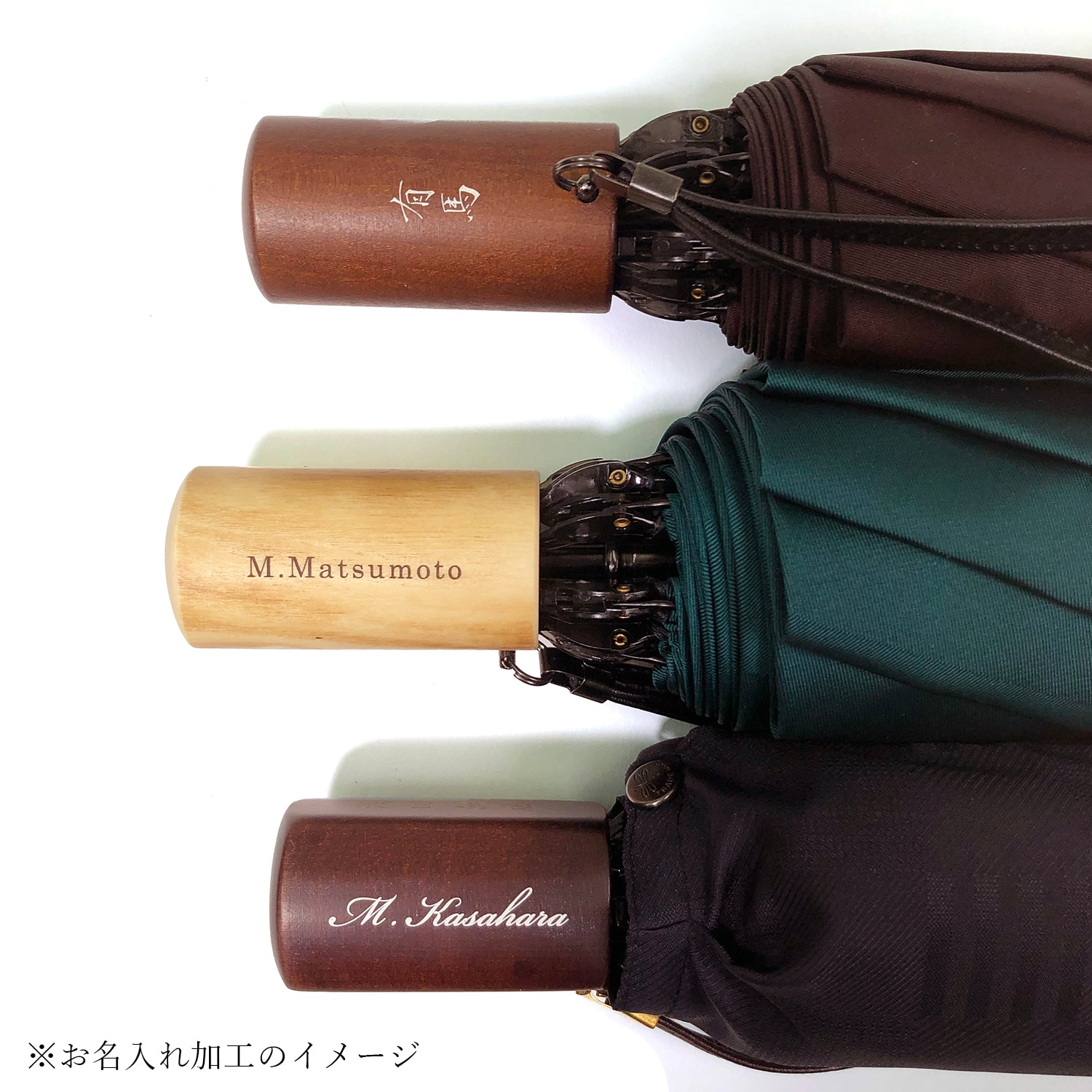 メンズ雨傘】シャンブレイ-折りたたみ-ネイビー｜トンボ洋傘前原光榮