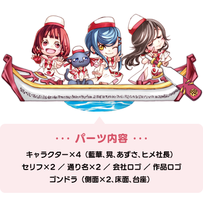 The BENEDIZIONE】ARIA 原作ゴンドラぷに アクリルフィギュア 姫屋