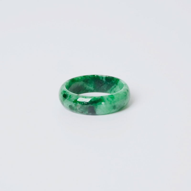濃緑◇本翡翠上質リング 20号｜マライカ公式通販