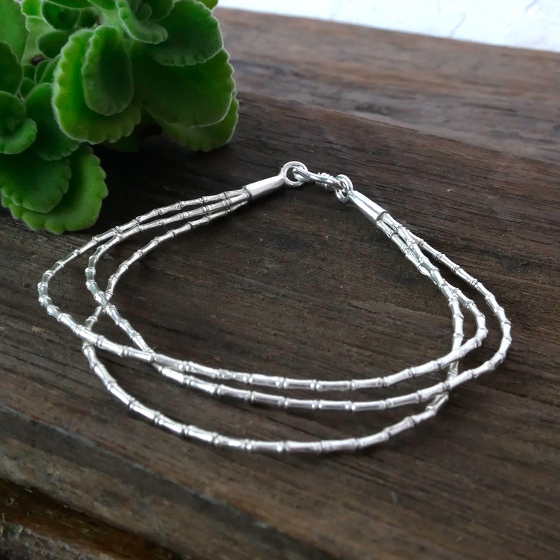 MARSシルバー チェーンブレスレット カラビナ型