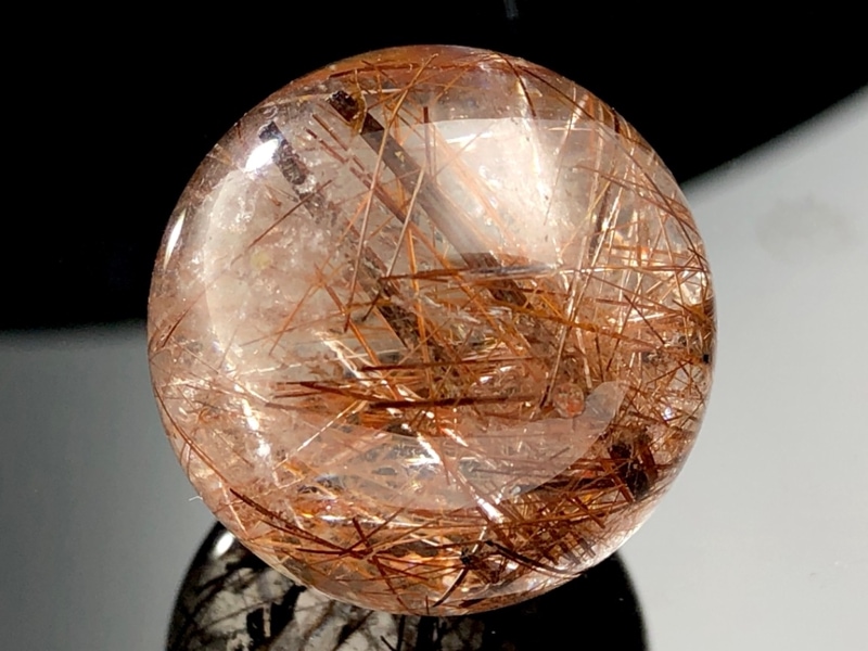 1点物】くっきり太針！☆金運・財運の石☆虹入りレインボー☆ブラジル