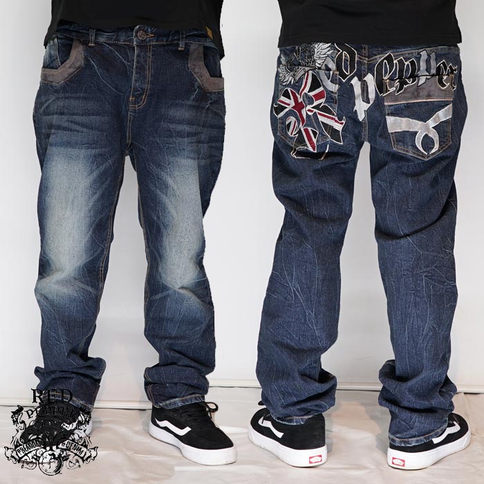 RED PEPPER レッドペッパー メンズ ユニオンジャック ストレートデニム