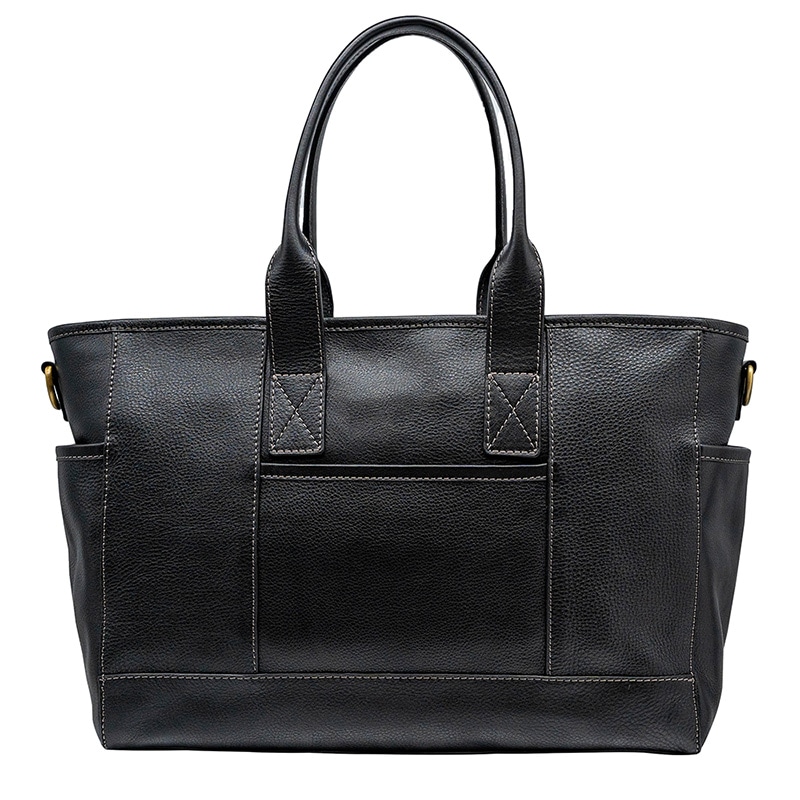 ビジネス ショルダートートバッグ レザー本革 JAMISON BLACK ブラック