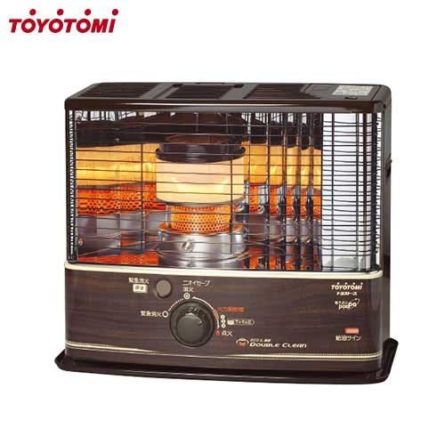 トヨトミ 石油ストーブ ダブルクリーン RC-W320(M) (木目/コンクリート
