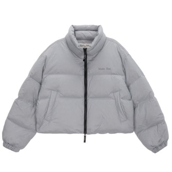 MATIN KIM ダウンジャケット 23F/W HIGH NECK CLASSIC CROP PUFFER