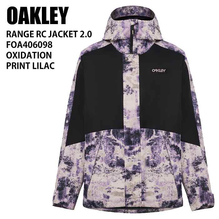 OAKLEY オークリー FOA406098 RANGE RC JACKET OXIDATION PRINT LILAC