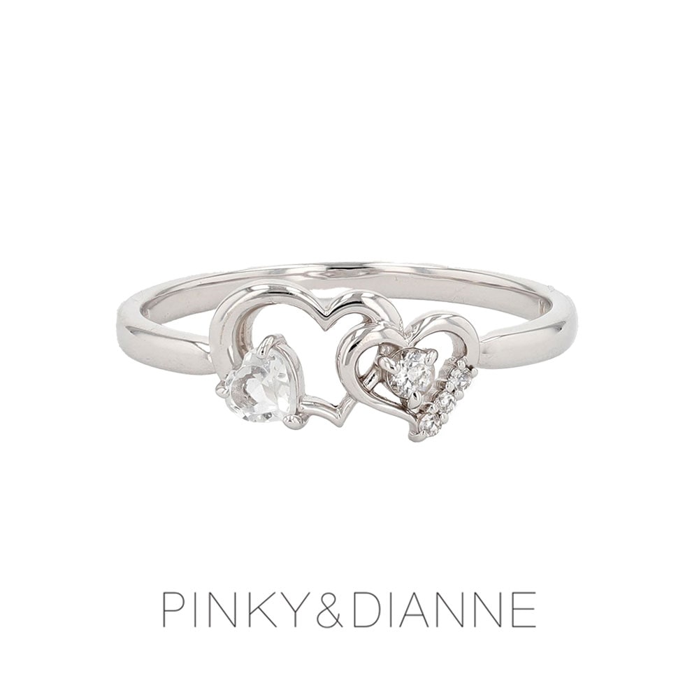 ピンキーアンドダイアン] PINKY&DIANNE 10金 リング K10ホワイト