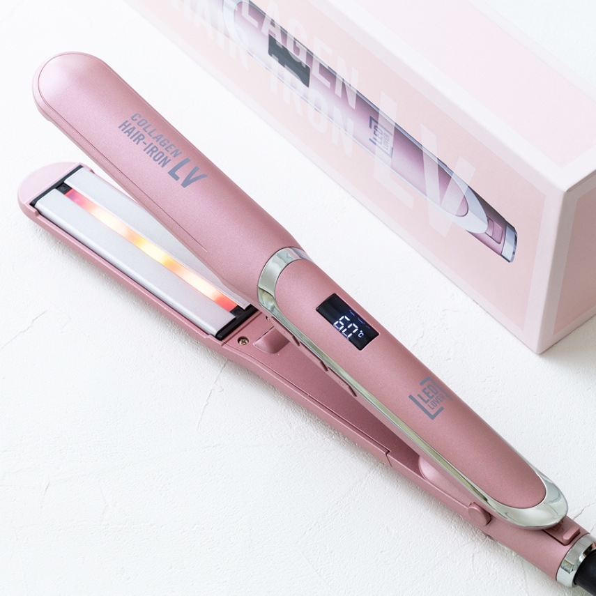 LEDラバー コラーゲンヘアアイロンLV （ピンク）の卸・通販はこちら