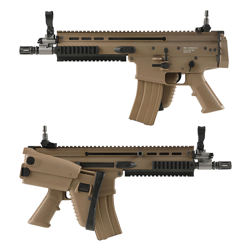 48Hセール】WE SCAR-L ガスブローバックライフル DE | エアガン本体