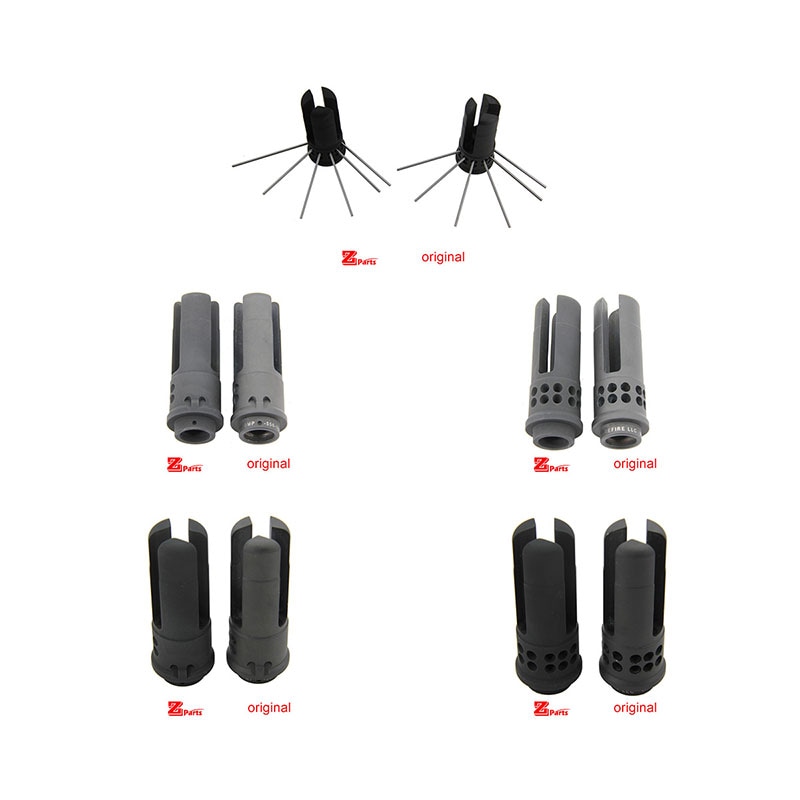 Zparts SF WARCOMPタイプ スチールフラッシュハイダー (14mm逆ネジ