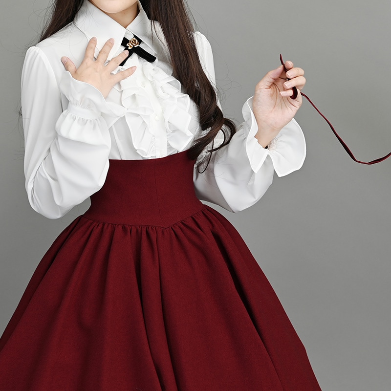 二次元と運命が交差するスカート ボルドー | NO.S PROJECT