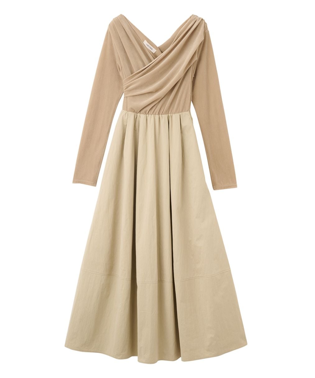 SALE】COCODEAL ベロアドッキングワンピース 75615344|apricot online shop