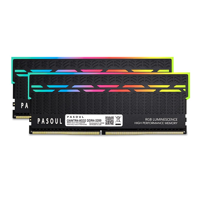 PASOUL デスクトップPC用メモリ ゲーミングメモリ RAM 16GB（8GB×2枚