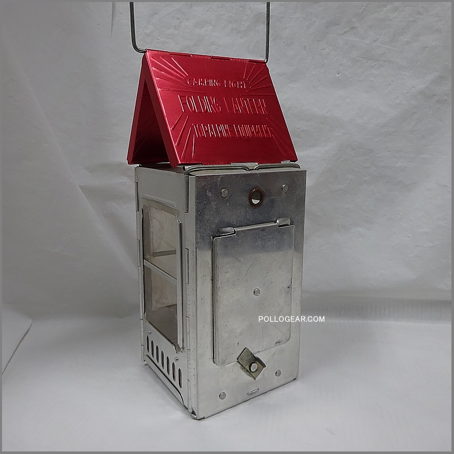 キャンドルランタン フォールディング屋根型 80's ビンテージ<BR>東京TOP<BR>キャンドルランタン<BR>屋根型ランタン