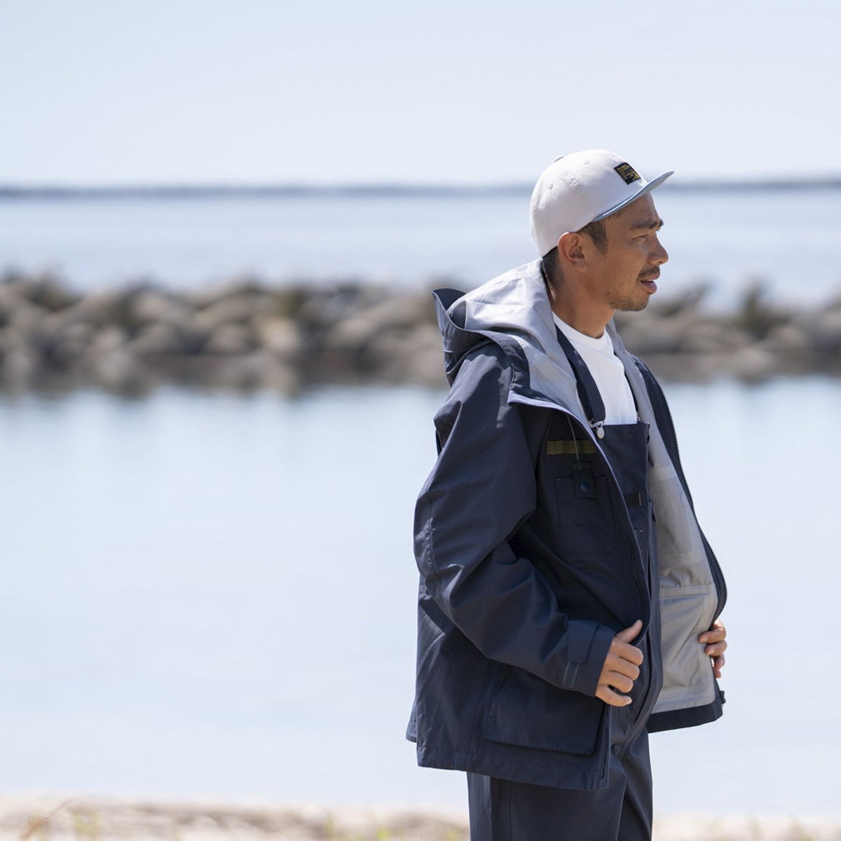 フィッシングパーカー【ネイビー】 | PlusM Online Shop プラスエム