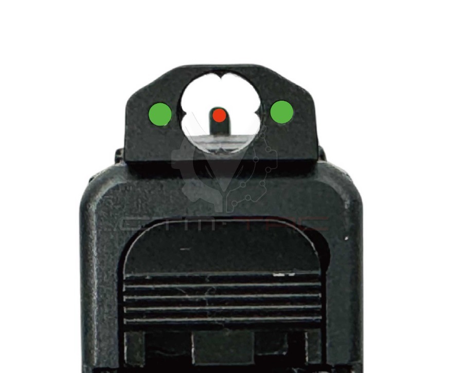 CTM マルイ/グロックシリーズ 6063アルミCNC ゴーストリングサイト