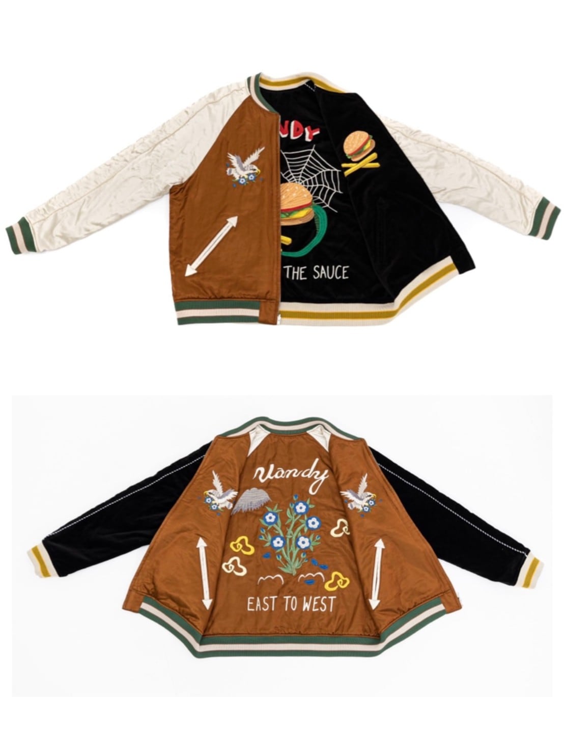 VANDY THE PINK】REVERSIBLE SUKAJAN JACKET | OUR BRAND,VANDY THE