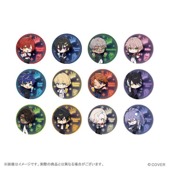 ホロスターズ『CLUB HOLOSTARS』トレーディングミニキャラ缶バッジ（全