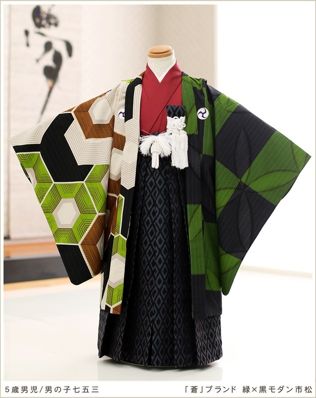 5歳 七五三レンタル 男の子 袴 着物 フルセット ブランド 753 五歳 卒