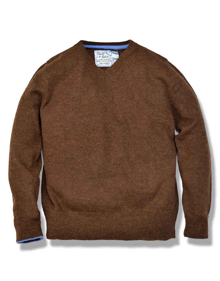 ベビーアルパカ Vネックセーター | Tops,セーター | renzo & fabio