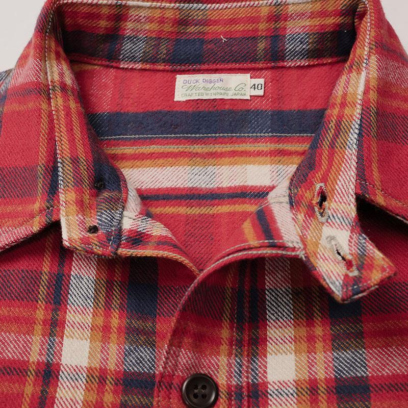 WAREHOUSE/ウェアハウス 3022 DUCK DIGGER フランネルシャツ WITH