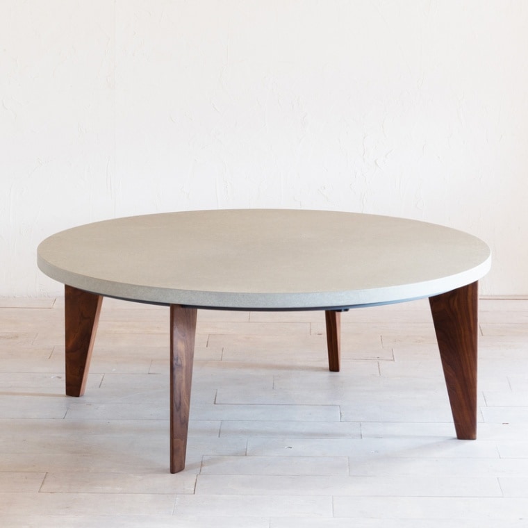 NOMBE round kotatsu table｜ノンベラウンドコタツテーブル モルタル