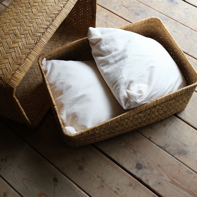 竹行李 （幅65cm）｜古雑貨,籠 バスケット｜古家具・アンティーク