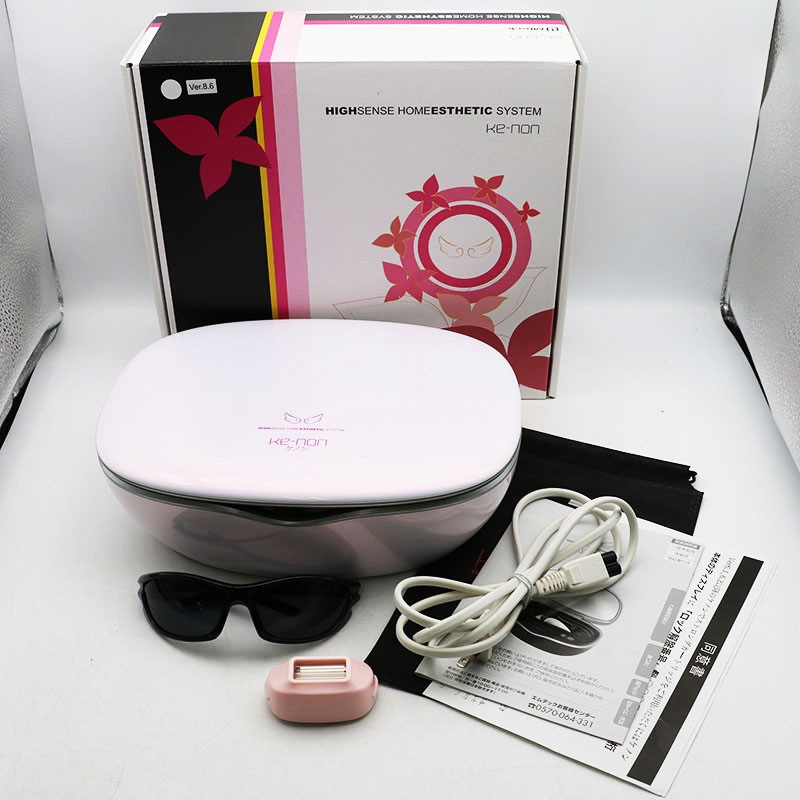 動作確認済・消毒済】ケノン Ver.8.5 家庭用脱毛器 シャンパンゴールド