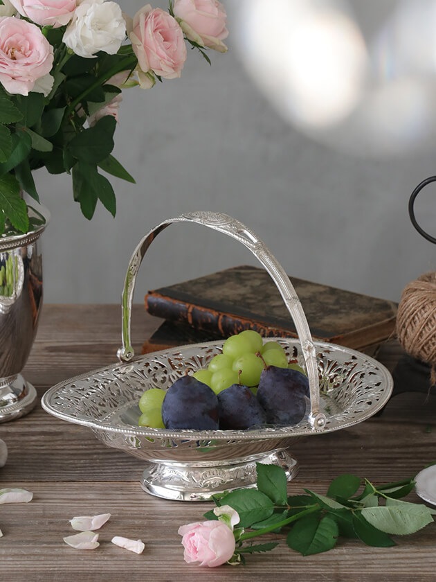 Royal FamilyシルバーバスケットFruits