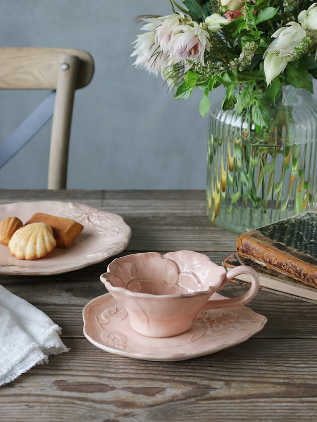 Virginia Casa ROMANTICA カップ＆ソーサー ピンク