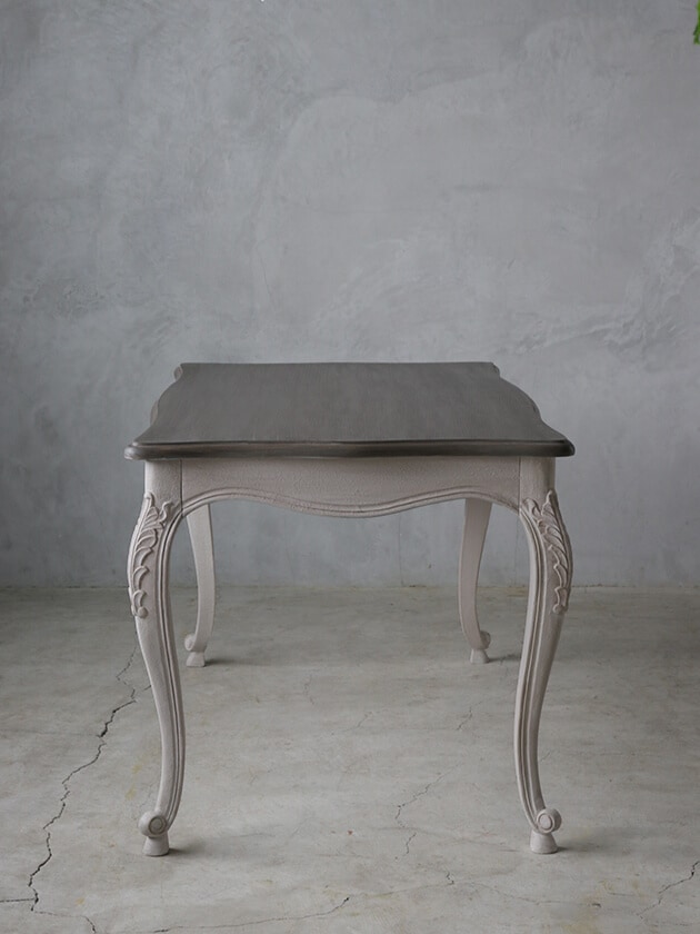 BLANC D'IVOIREダイニングテーブルJOANNA150cmアンティークグレージュ