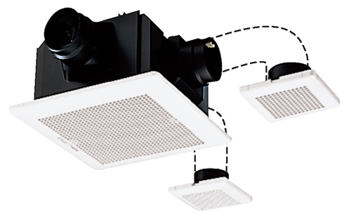 三菱電機 ダクト用換気扇 VD-18ZFVC6 ＜24時間換気機能付・DC