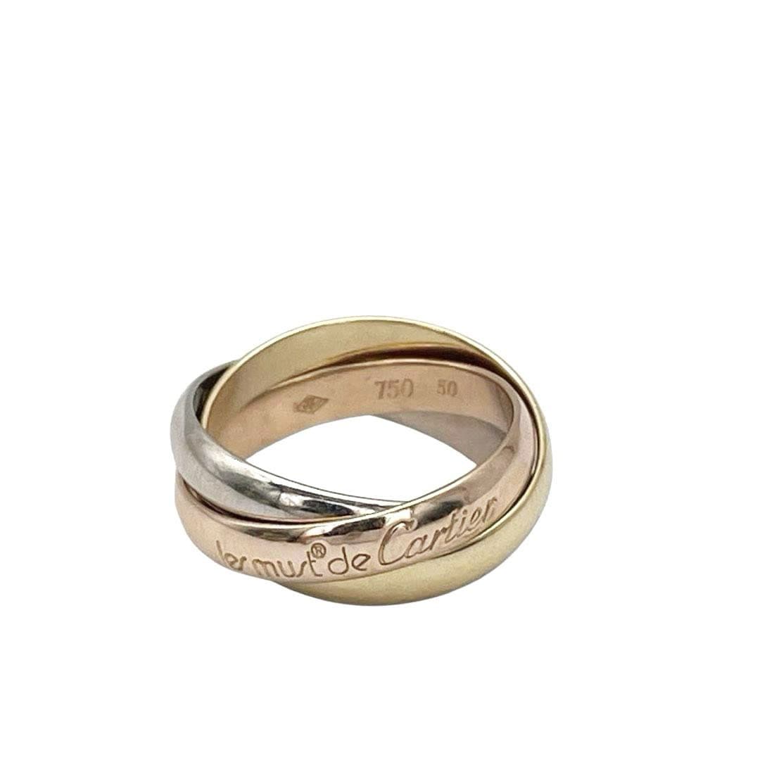 Cartier カルティエ トリニティリング 指輪 750(K18PG/YG/WG) スリー